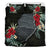 Niue Duvet Cover Set - Hibiscus Map Black - Polynesian Pride