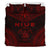 Niue Polynesian Chief Duvet Cover Set - Red Version - Polynesian Pride