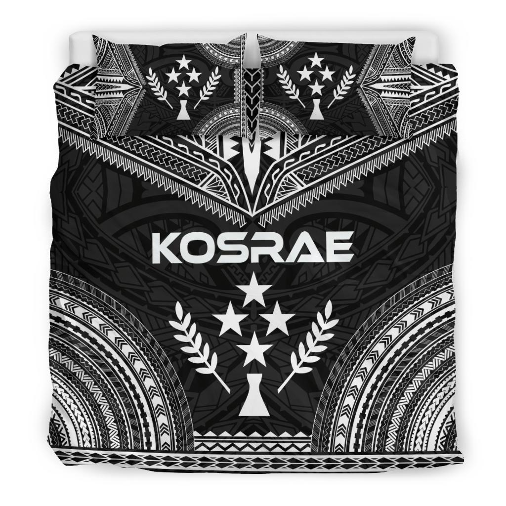 Kosrae Polynesian Chief Duvet Cover Set - Black Version - Polynesian Pride