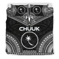 Chuuk Polynesian Chief Duvet Cover Set - Black Version - Polynesian Pride