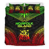 Norfolk Island Polynesian Chief Duvet Cover Set - Reggae Version - Polynesian Pride