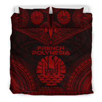 French Polynesia Polynesian Chief Duvet Cover Set - Red Version - Polynesian Pride