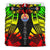 Tahiti Duvet Cover Set - Polynesian Tattoo Reggae - Polynesian Pride