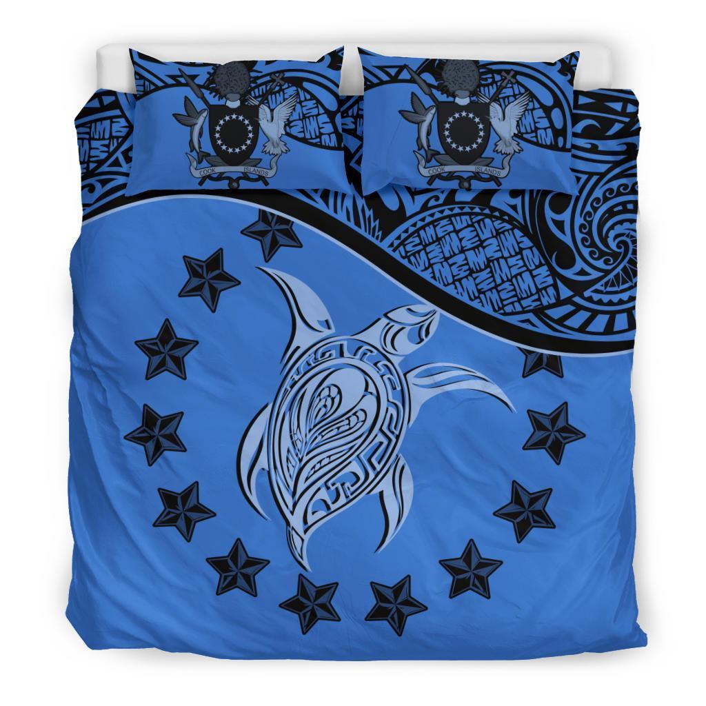 Cook Islands Bedding Set Blue - Polynesian Pride