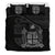 Fiji Duvet Cover Set - Fiji Flag & Coat Of Arms Blacks Black - Polynesian Pride