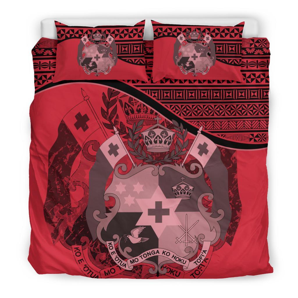 Polynesian Duvet Cover Set - Tonga Bedding Set Pink Pink - Polynesian Pride