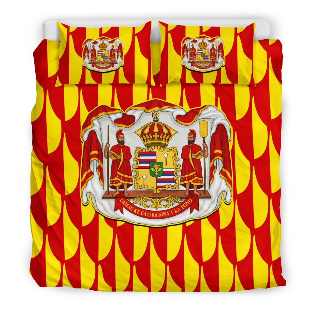 Hawaiian Kingdom State Motto Flag Polynesian Bedding Set - Polynesian Pride