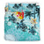 Polynesian Duvet Cover Set - Tonga Bedding Set Blue Turtle Hibiscus Blue - Polynesian Pride