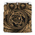 Hawaiian Kanaka Honu Hibiscus Tornado Gold Polynesian Bedding Set - Polynesian Pride