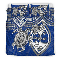 Guam Polynesian Duvet Cover Set - White Turtle - Polynesian Pride