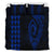 Hawaiian Kakau Fish Hook Polynesian Bedding Set - Blue - Polynesian Pride