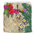 Kanaka Maoli (Hawaii) Bedding Set - Hibiscus Turtle Tattoo Beige - Polynesian Pride