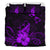 Hawaiian Map Heart Turtle Tattoo Hibiscus Polynesian Bedding Set - Purple - Polynesian Pride