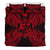 Polynesian Bedding Set - Tonga Duvet Cover Set Map Red - Polynesian Pride