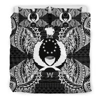 Polynesian Bedding Set - Pohnpei Duvet Cover Set Map Black - Polynesian Pride