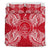 Polynesian Bedding Set - Palau Duvet Cover Set Map Red White - Polynesian Pride