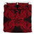 Polynesian Bedding Set - New Caledonia Duvet Cover Set Map Red - Polynesian Pride