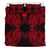 Polynesian Bedding Set - Nauru Duvet Cover Set Map Red - Polynesian Pride