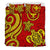 Polynesian Bedding Set - Hawaii (Kanaka Maoli) Duvet Cover Set Tentacle Turtle Red - Polynesian Pride