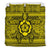 Hawaiian Turtle Polyensian Tribal Bedding Set Yellow - Polynesian Pride