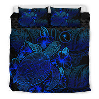 Polynesian Bedding Set - Chuuk Duvet Cover Set Blue Color Blue - Polynesian Pride