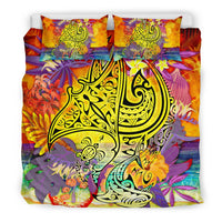 Polynesian Bedding Set - Turtle Shark Manta Duvet Cover Sets - Polynesian Pride