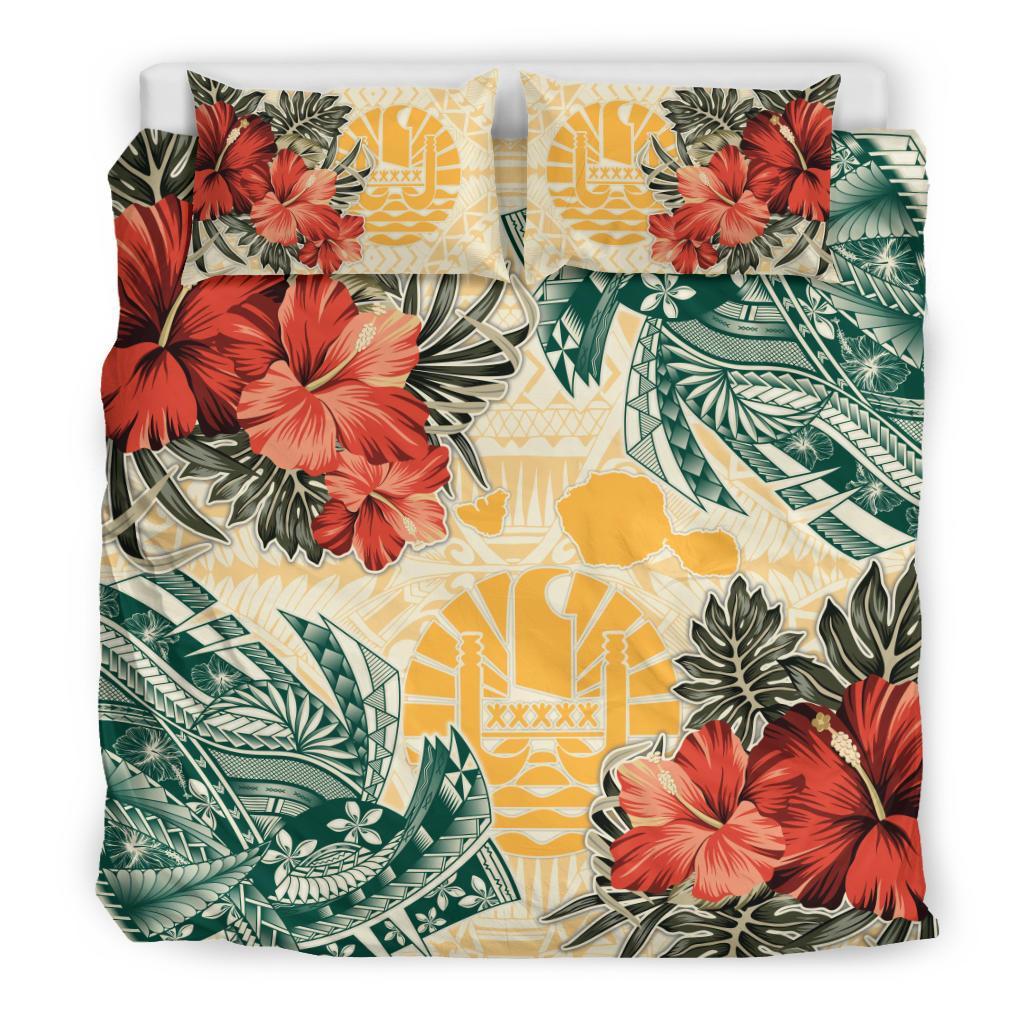 Tahiti Bedding Set - Polynesian Hibiscus Flowers - Polynesian Pride