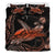 Turtle Polynesian Bedding Set Mix Hibiscus Orange - Polynesian Pride