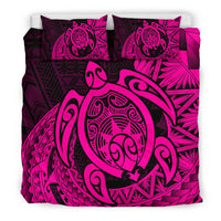 Hawaii Bedding Set - Hawaii Polynesian Turtle Bedding Set - Daria Style Pink - Polynesian Pride