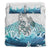 Maori Manaia The Blue Sea Bedding Set, White - Polynesian Pride