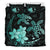 Hawaii Polynesian Turtle Plumeria Bedding Set - Pog Style Turquoise - Polynesian Pride