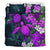 Kanaka Maoli (Hawaiian) Bedding Set - Sea Turtle Tropical Hibiscus And Plumeria Purple - Polynesian Pride