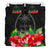 Guam Polynesian Bedding Set Black Hibiscus - Polynesian Pride