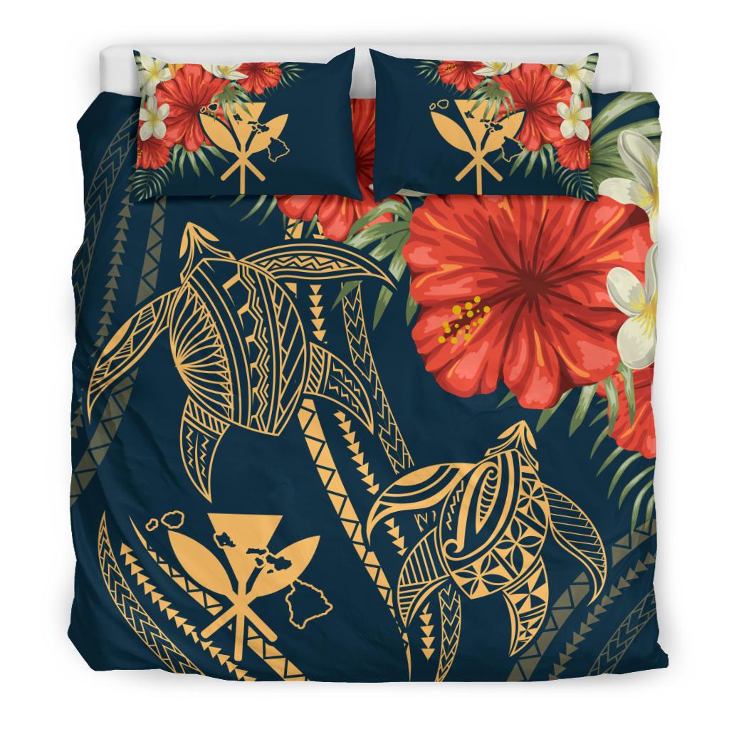 Hawaii Polynesian Turtle Hibiscus Bedding Set - Nolan Style - Polynesian Pride