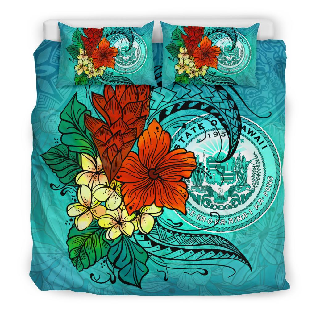 Hawaii Bedding Set - Tropical Flowers Style - Polynesian Pride