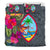 Guam Bedding Set - Hibiscus Polynesian Pattern Gray Version - Polynesian Pride