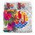 Tahiti Bedding Set - Hibiscus Polynesian Pattern White Version - Polynesian Pride