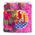 Tahiti Bedding Set - Hibiscus Polynesian Pattern Pink Version - Polynesian Pride