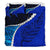 Paua Shell Maori Silver Fern Bedding Set, Cobalt - Polynesian Pride