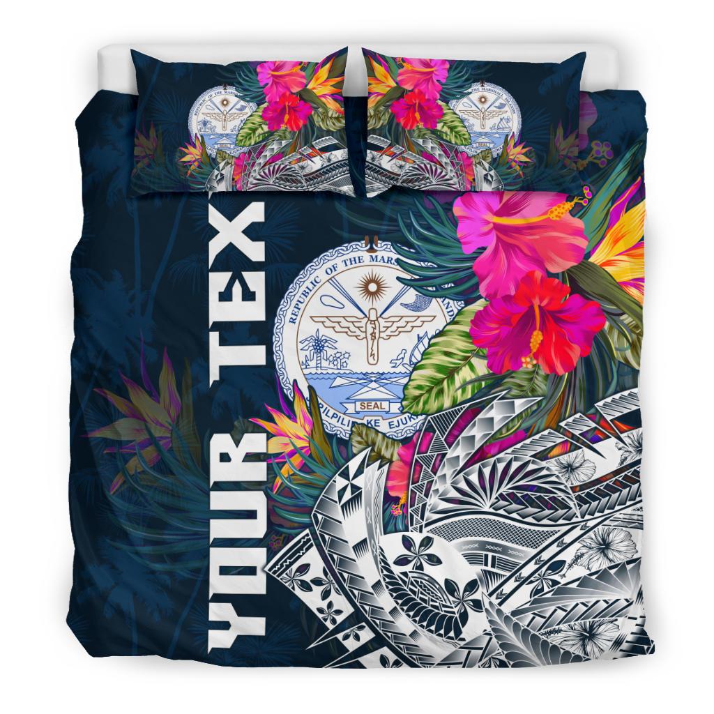 Marshall Island Custom Personalised Bedding Set - Summer Vibes - Polynesian Pride