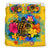 Federated States of Micronesia Polynesian Bedding Set - Turtle with Plumeria and Hibiscus - Polynesian Pride