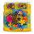 Samoa Polynesian Bedding Set - Turtle with Plumeria and Hibiscus - Polynesian Pride