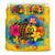 Vanuatu Polynesian Bedding Set - Turtle with Plumeria and Hibiscus - Polynesian Pride