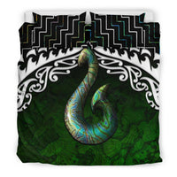 New Zealand Maori Hei Matau Poutama Bedding Set - Polynesian Pride