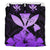 Hawaiian Kanaka Bedding Set Hibiscus Polynesian Love Violet - Polynesian Pride