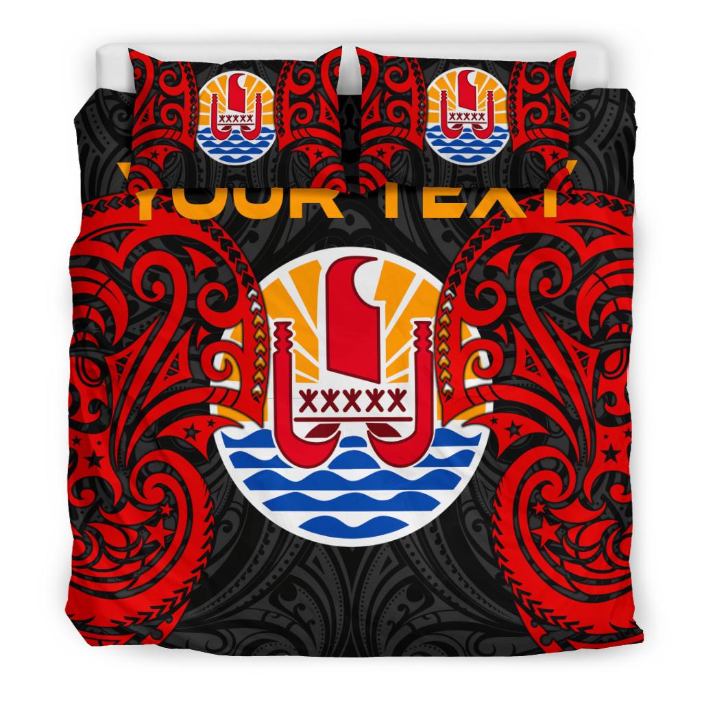Tahiti Polynesian Custom Personalised Bedding Set - Tahitians Spirit - Polynesian Pride