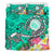 Hawaii Polynesian Bedding Sets - Hawaii Seal With Turtle Plumeria (Turquoise) - Polynesian Pride