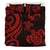 Tonga Polynesian Bedding Set - Red Tentacle Turtle - Polynesian Pride