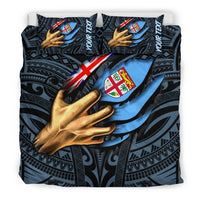Fiji Personalised Bedding Set - Fiji In Me (Blue) - Polynesian Pride