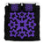 Hawaiian Bedding Set Royal Pattern - Black And Purple - A1 Style - Polynesian Pride